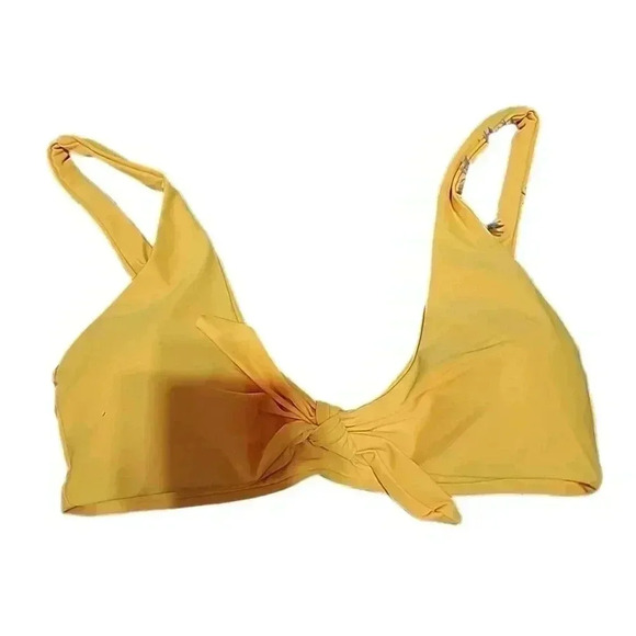Bright Yellow high rise bikini.  Size Medium - Picture 7 of 9